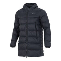 Under Armour Down Parka Fleece Jacket 'Black Grey' 1373663-001