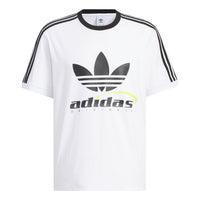 adidas Originals TFL Logo T-Shirt Asia Sizing 'White Black' IW6310
