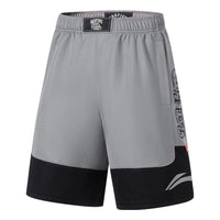Li-Ning x Mister Cartoon BadFive Basketball Shorts 'Grey Black' AAPT045-9