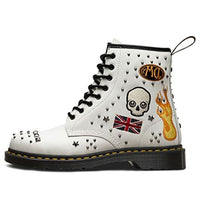 Dr. Martens 1460 Classic 8 High Top Martin boots Unisex White 24207100