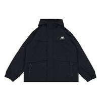 New Balance Logo Urban Remix Woven Jacket 'Black' AMJ33359-BK