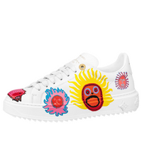 (WMNS) LOUIS VUITTON x YK ACADEMY Time Out Sneakers 'White with Icons' 1ABD7Z