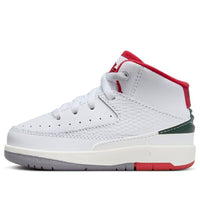 (TD) Air Jordan 2 Retro 'White Sail Fire Red' DQ8563-101
