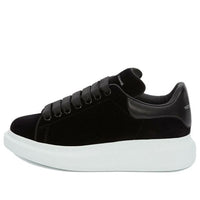 (WMNS) Alexander McQueen Oversized Sneaker 'Smooth Black' 553775W4FKT1000