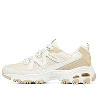 (WMNS) Skechers DLites 'Khaki White' 896079-WNT
