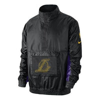 Nike Lightweight NBA Los Angeles Lakers Sports Jacket Black CJ7115-010