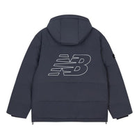 New Balance Logo Puffer Jacket 'Navy' AMJ33339-ECL