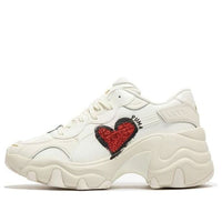 (WMNS) PUMA Pulsar Wedge CN Heart Sneakers 'White Red' 398674-01