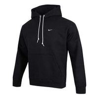 Nike Solo Swoosh Fleece Pullover Hoodie 'Black' DX1356-010