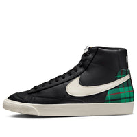 Nike Blazer Mid '77 Premium 'Black Green Tartan Plaid' DV0796-001