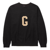 Fear of God C Logo Sweatshirt 'Black Tan' FOG-SS21-686