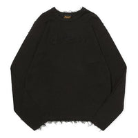 Drew House Reverse Terry Secret Long sleeve T-shirt 'Black' DR-FW21-062