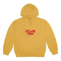 Travis Scott x Jordan Crossover Alphabet Printing Hoodie 'Yellow' TC-374