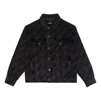 Drew House Oversized Trucker Jacket 'Black Secret Repeat' DR-FW22-524
