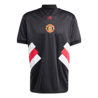 adidas Manchester United Icon Jersey 'Black' HT2002
