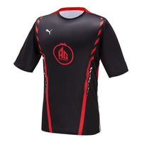 PUMA AG Game Logo T-Shirt 'Black Red White' 605761-01