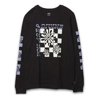(WMNS) Vans Divine Energy Long Sleeve Boyfriend T-shirt 'Black' VN0A7RLUBLK