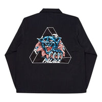 PALACE Triangle Pattern Logo lapel Jacket Unisex Black P17JK072