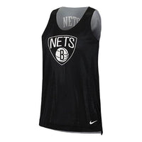(WMNS) Nike x NBA Brooklyn Nets Reversible Training Jersey 'Black Grey' DA2368-010