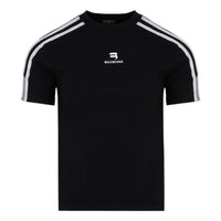 Balenciaga Sporty B Shrunk T-Shirt 'Black White' 704070TMVG43869