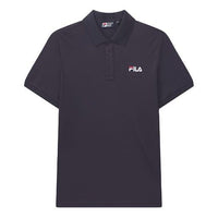 FILA Logo Embroidered Short Sleeve polo Blue F11M028126F-NV