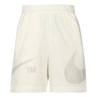 Men's Nike Solid Color Logo Printing Elastic Waistband Shorts Black DD5998-133