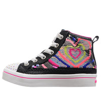 (GS) Skechers Twi-Lights 2.0 - Heartbeatz Shoes 'Black Multi' 314544L-BKMT