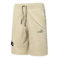 PUMA Worldwide French Terry Shorts 'Beige' 671963-64