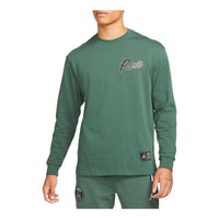 Air Jordan x PSG Long Sleeve Graphic T-Shirt 'Noble Green' DB6512-333