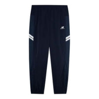 New Balance Logo Fleece Striped Joggers 'Navy White' 5TC2U553-NV