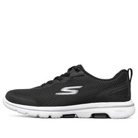 (WMNS) Skechers Go Walk 5 'Black White' 124011-BKW