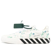Off-White Vulc Low Canvas Alien Logo Applique 'White Green Black' OMIA085F22FAB0030155