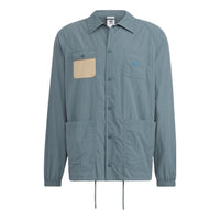 adidas originals x CHARR Crossover Adjustable Logo Sports Unisex Blue Jacket HR3461