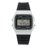 Men's CASIO F Series Student Sports Minimalistic Retro Small Watch Mens Black Digital F-91WM-7ADF