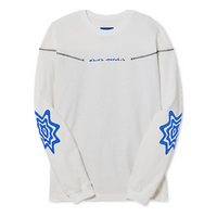 ASICS Novalis Bixance Long Sleeve Top 'White Blue Black' 2203A232-100