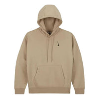 Men's Nike x Billie Eilish Crossover Solid Color Cotton Hooded Long Sleeves Us Edition Brown DQ7750-202
