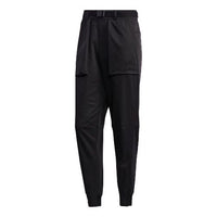 adidas originals Tech Pant Printed Casual Sweaterpants Men's Black GT7289