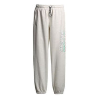 adidas originals x alexander wang Crossover Logo Printing Casual Sports Long Pants Couple Style White ED1221