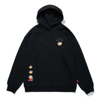 (WMNS) Li-Ning Rijindoujin Cartoon Graphic Hoodie 'Black' AWDT056-2