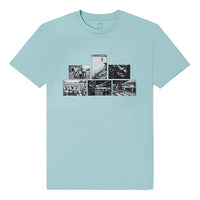Vans x Ray Barbee x Leica Crossover Printing Sports Round Neck Short Sleeve Couple Style Light Blue VN0A7PIZYXG