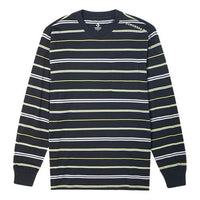 Men's Converse Skateboard Athleisure Casual Sports Stripe Long Sleeves Black T-Shirt 10020338-A03