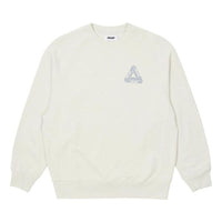 Palace Tri-Ferg Slub Crew 'Cream White' P23CS141