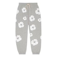 Denim Tears Cotton Wreath Sweatpants 'Grey White' 401-070-30