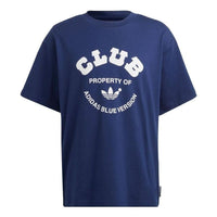 adidas Blue Version Club T-Shirt 'Blue White' IA2459
