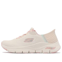 (WMNS) Skechers Arch Fit Slip-Ins 'Beige Pink' 149568-OFPK