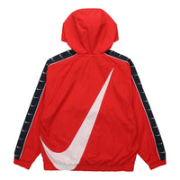 Nike Men's Jacket Hooded Long Sleeve Printed Fashion Jacket CD0420-657