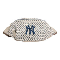 MLB Monogram Series Retro Full Print NY New York Yankees Casual Classic fanny pack White 32BGC9941-50I