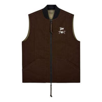 Converse x Patta Four-Leaf Clover Utility Reversible Padded Vest 'Java' 10024665-A01