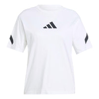 (WMNS) adidas Z.N.E. T-Shirt 'White Black' JE7857