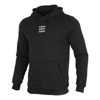 adidas neo M C+ HDY logo Printing Casual Pullover Black GJ8936